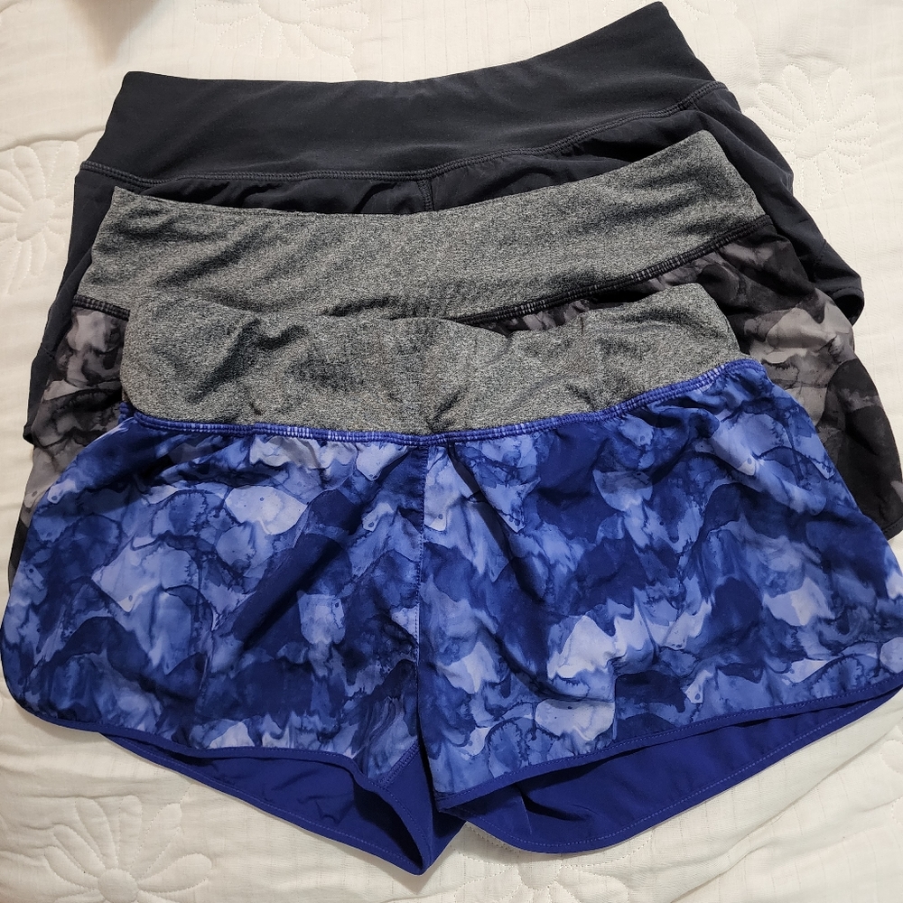 3 set of running shorts